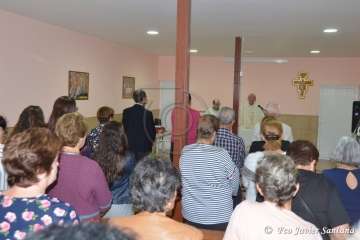  Procesión sin presencia policial en Ojos de Garza (Foto TA)